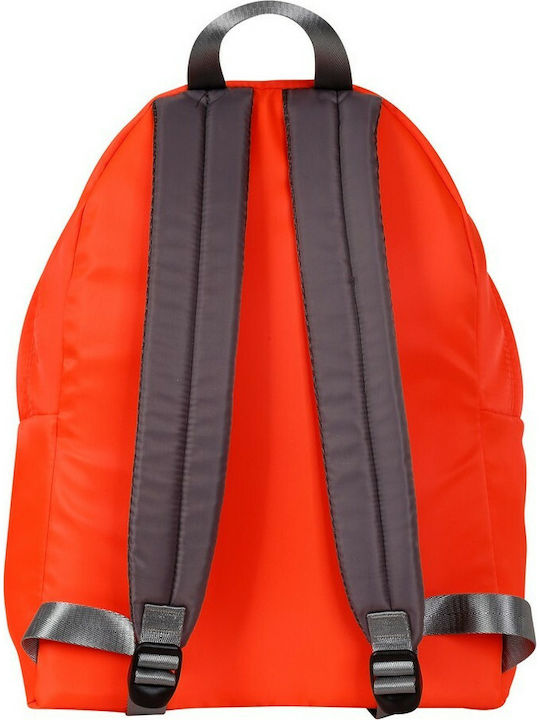 Lyc Sac Drop Satin Fluo Orange School Bag Backpack Junior High-High School in Orange color 24lt