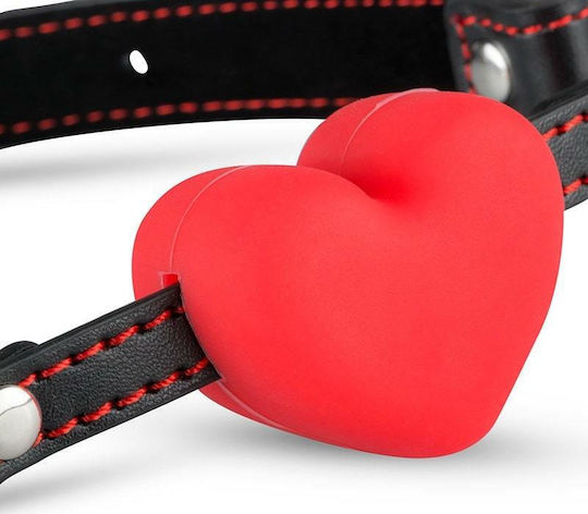 Whipped Heart Ball Gag Cagulă în Culoare Roșu