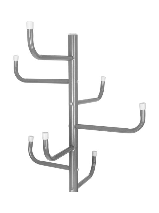 5Five Coat Tree Καλόγερος Μεταλλικός Ασημί 53x47x171cm