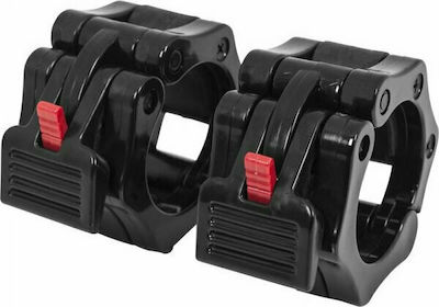 Optimum CL-11 Lock-Jaw Collar Set for Olympic Dumbbells/Barbells Φ50mm 2pcs Black