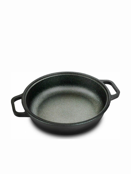 Risoli Blackplus Shallow Pot made of Cast Aluminum 4.5lt / 32cm