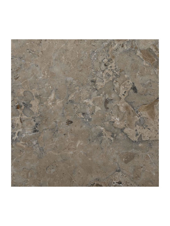 vidaXL Rund Tischoberfläche aus Marmor Grey 40x40x2.5cm 149191 1Stück