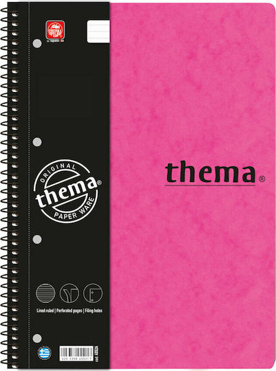 Typotrust Спирал Тетрадка На райета A4 150 Листа 5 Теми Thema 1бр (Различни цветове)