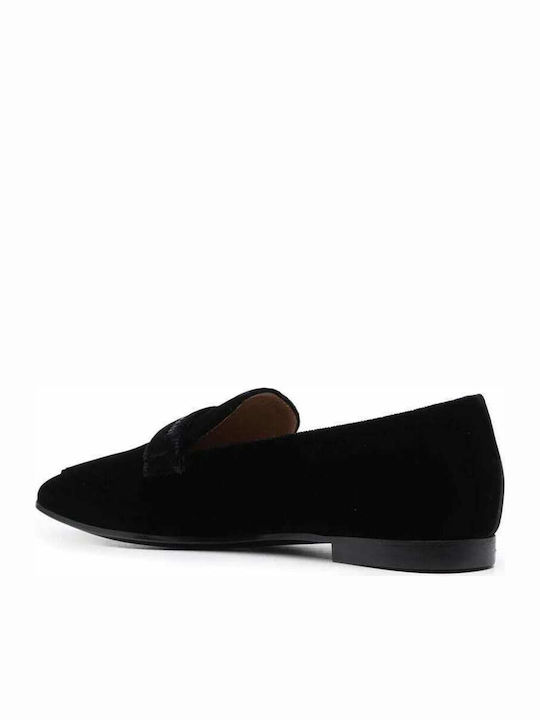 Emporio Armani Women's Moccasins in Black Color