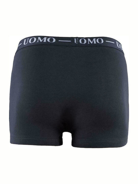 Uomo 2P6056 Men's Boxers Dark Blue / White 2Pack