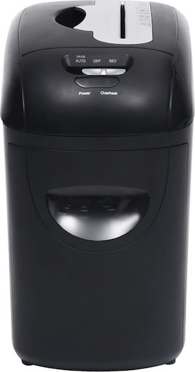 vidaXL Micro Cut 10-Sheet Paper Shredder