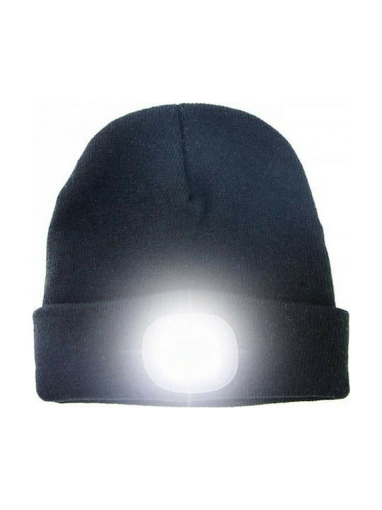 Portwest Β029 Work Beanie Blue B029 with Rechargeable Headlamp