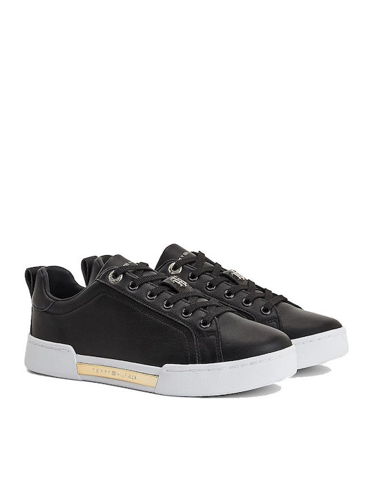 Tommy Hilfiger Hardware Elevated Γυναικεία Sneakers Μαύρα
