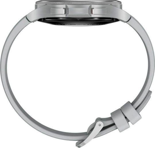 Samsung Galaxy Watch4 Classic Bluetooth Stainless Steel 46mm Waterproof with Heart Rate Monitor (Silver)