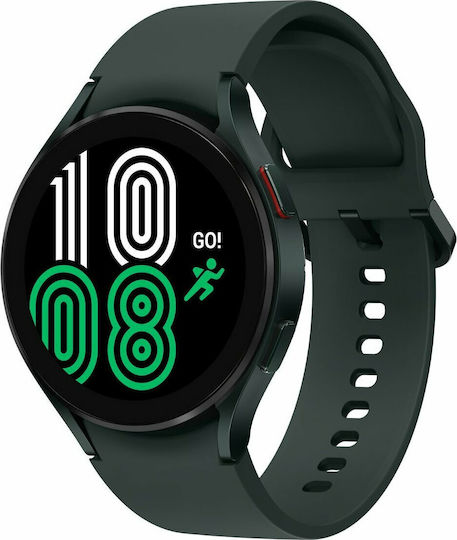 Samsung Galaxy Watch4 Aluminium 44mm Αδιάβροχο με Παλμογράφο (Green)