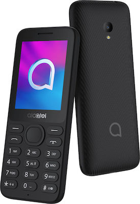 Alcatel 3080G Single SIM Κινητό με Κουμπιά Μαύρο