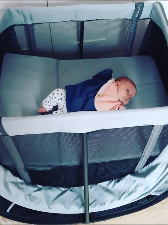 Aeromoov Playpen 2 Levels with Mattress Blue Whale 130x92cm
