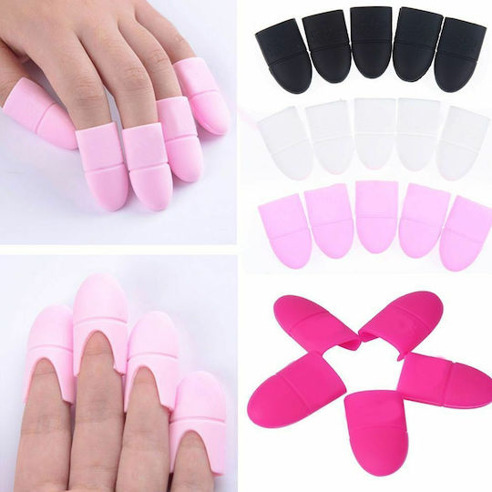 UpLac Clothespin Κλιπς από Σιλικόνη για Αφαίρεση Βερνικιών και Τεχνητών Νυχιών Σετ 5τμχ 00006227