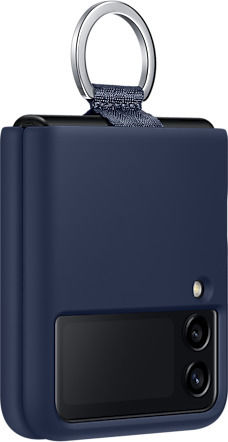 Samsung Silicone Cover with Ring Задна корица Силикон Тъмносин (Galaxy Z Flip3 5G)