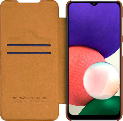 Nillkin Qin Book Δερματίνης Καφέ (Galaxy A22 4G)