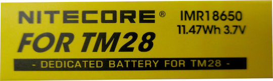 NiteCore IMR18650 TM28 Baterie Reîncărcabilă 18650 Li-Mn 3100mAh 3.7V 1buc