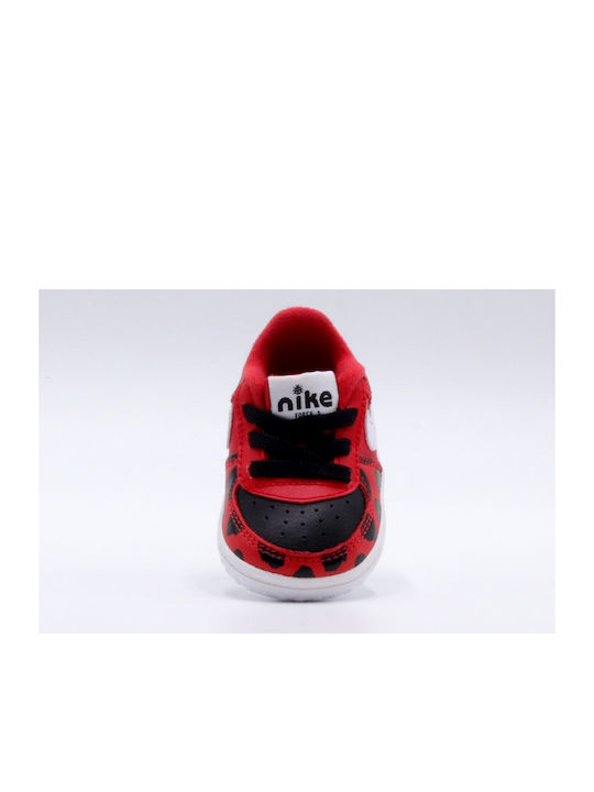 Nike Βρεφικά Sneakers Αγκαλιάς Κόκκινα Air Force 1