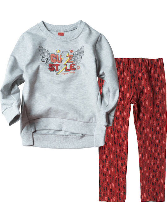 Joyce Kids Set with Leggings Winter 2pcs Gray