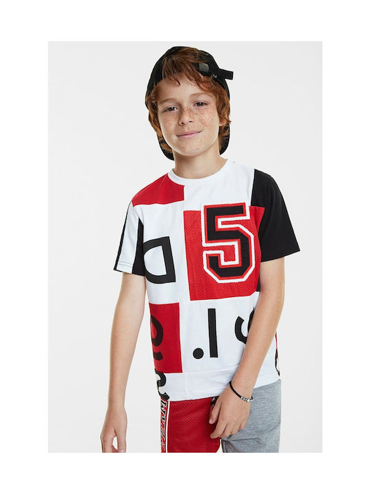 Desigual Kinder-T-Shirt Mehrfarbig