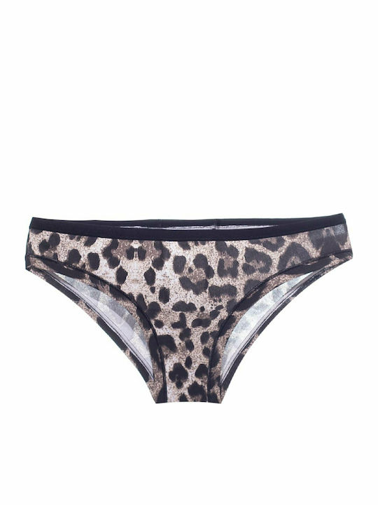 P1 Βαμβακερά Femei Slip 3Pack Animal Print