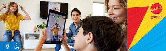 Настолна игра Pictionary Air Kids vs Grown-Ups за 2+ играчи 6+ години (EN) Mattel