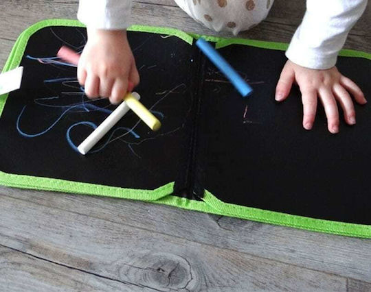 Jaq Jaq Bird Painting Chalkboard Book With Chalk Friends Camping for Children 3+ years Years