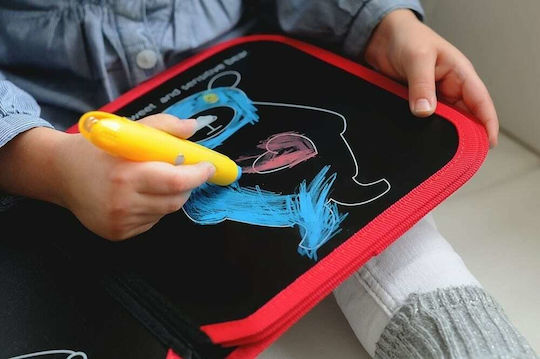 Jaq Jaq Bird Painting Chalkboard Book With Chalk Friends Camping for Children 3+ years Years