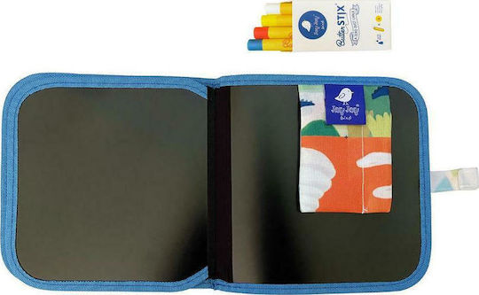 Jaq Jaq Bird Painting Chalkboard Book With Chalk Dragons for Children 3+ years Years