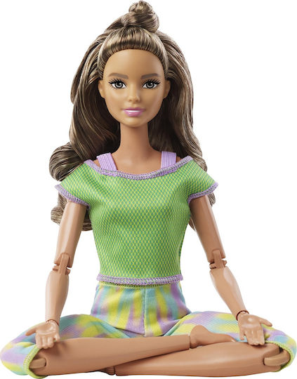 Barbie Made to Move Doll Green Dye Pants Doll for 3+ years+ Years 32.5cm