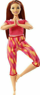 Barbie Made to Move Κούκλα Curvy with Pink Dye Pants & Red Hair για 3+ Ετών