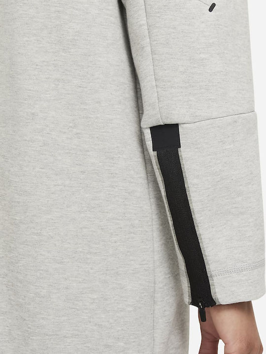 Mini Athletic Dress Long Sleeve Dark Grey Heather