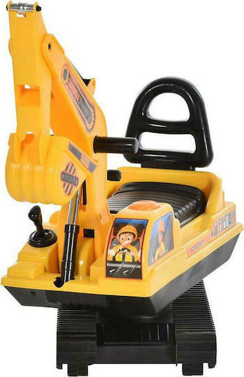 HomCom Ride On Excavator Yellow
