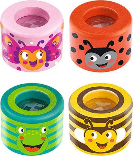Moses Wooden Kaleidoscope Crawling Beetle Insect Eyes (Various Designs/Assortment of Designs) 1pc