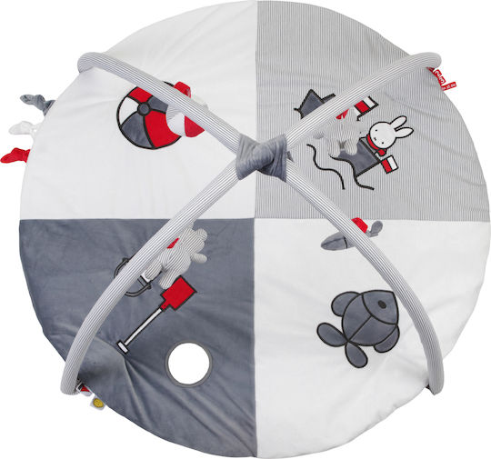 Miffy Activity Playmat Round Gray for 0+ months (LxWxH) 86x44x44cm