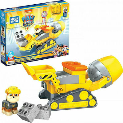 Mega Bloks Building Block Paw Patrol Ράμπλ & Μπουλντόζα for 3+ years 17pcs