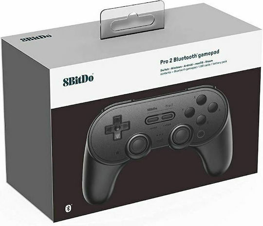 8Bitdo Pro 2 Ασύρματο Gamepad για Android / PC / Switch Black