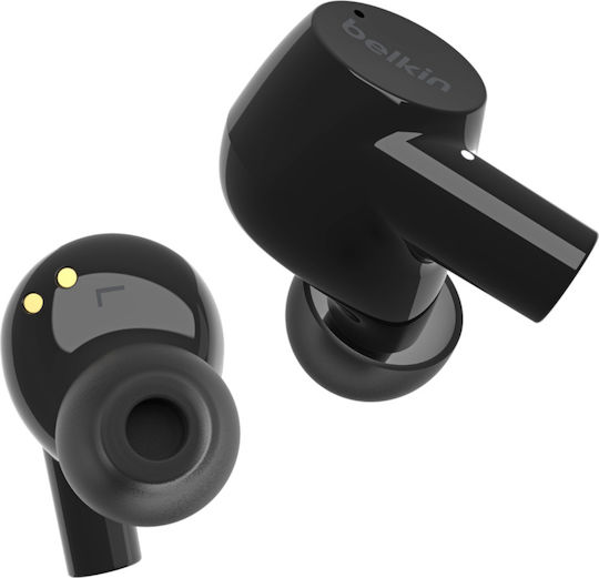 Belkin Soundform Rise In ear Bluetooth хендсфри Слушалки с Устойчивост на Пот и Кутийка за Зареждане Черен