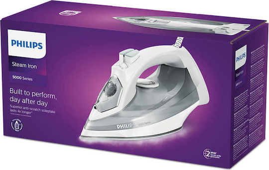 Philips 5000 Series Steam Iron 2400W with Continuous Steam Supply 40g/min