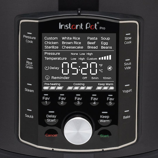 Instant Pot 10-in-1 Multi-Function Cooker 5.7lt 1200W Black