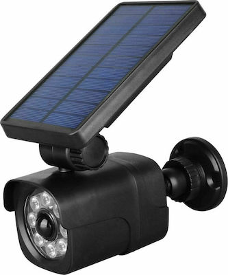 Entac Solar Dummy Surveillance Bullet Camera with LED Lighting Black 15.007.0068