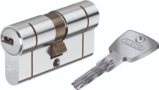Abus Zylinderschloss Sicherheits D6s 63mm (30-33) mit 5 Schlüssel Silber