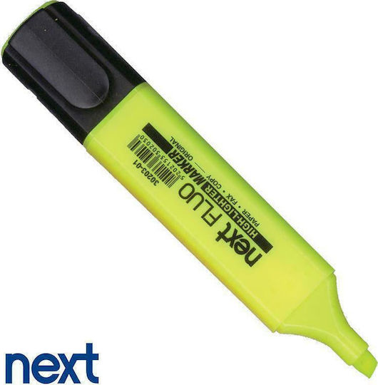 Next Fluo Μαρκαδόρος Υπογράμμισης Κίτρινος 5mm