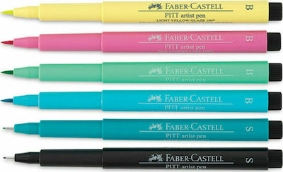 Faber-Castell Pitt Artist Design Markers Multicolour 6pcs 267116