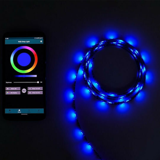 LED Лента Телевизия С USB порт 5V RGB Светлина 2м с Захранване