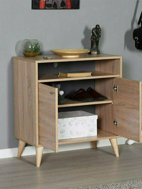 London Wooden Shoe Organizer Beige 72x40x79cm