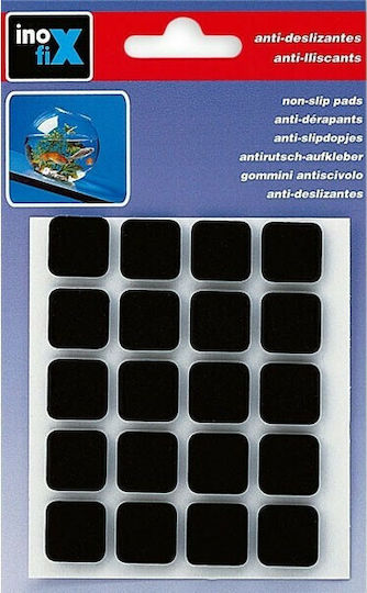 Inofix 4030-3 Square Felts with Sticker 17x17mm 20pcs