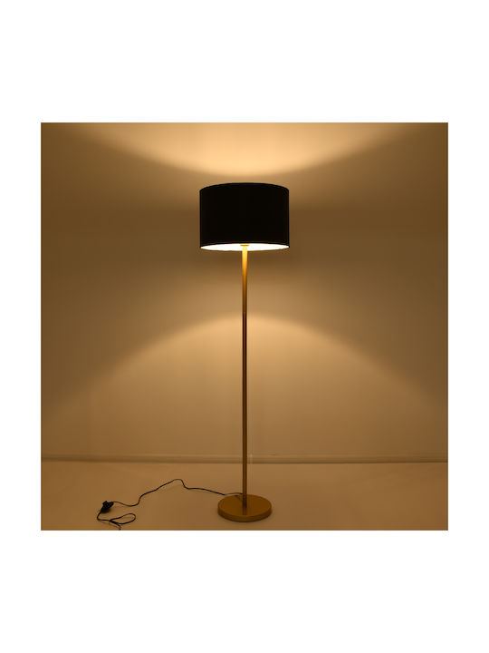 GloboStar Ashley Floor Lamp H148xW40cm. with Socket for Bulb E27 Gold