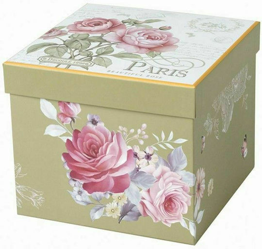 Καρβούνης Floral Paris Roses Σετ Φλιτζάνια Tσαγιού 2τμχ