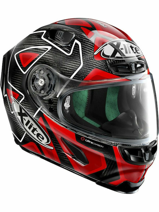 X-Lite X-803 Ultra Carbon Replica 73 D.Petrucci Motorradhelm Volles Gesicht DOT / ECE 22.05 KR8093