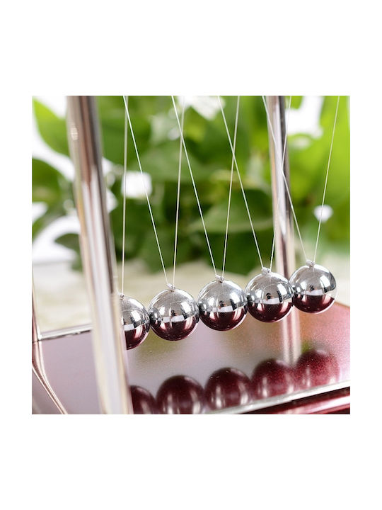 Leagănul Lui Newton Pentru Accesorii De Decor Pentru Birou Din Metal 18x15x18cm În Culoare Roz